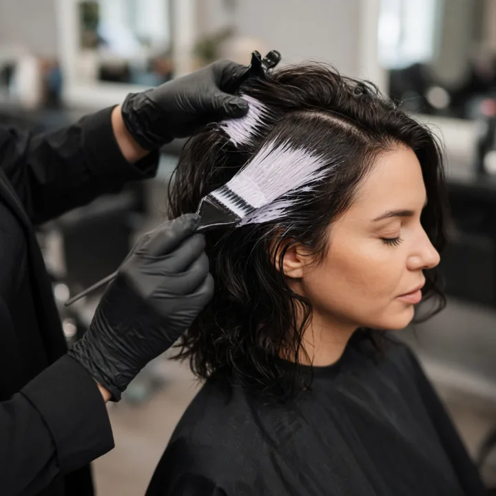 Coloration avec visage visible