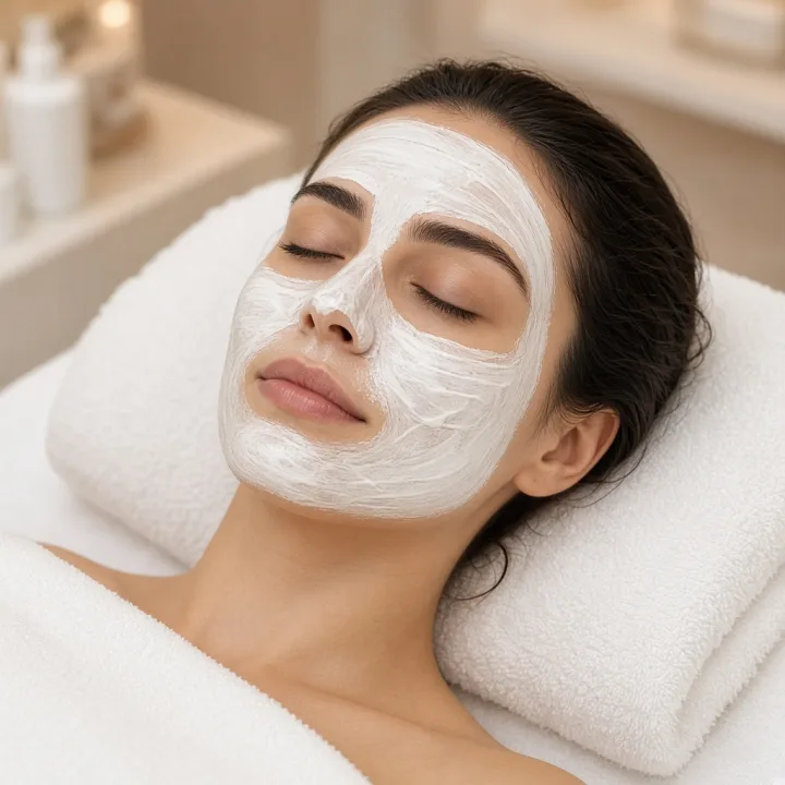 Soin visage relaxant en institut